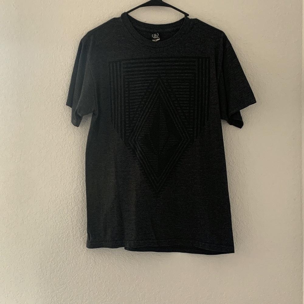 Volcom Gray Silk Screen Graphic Tee